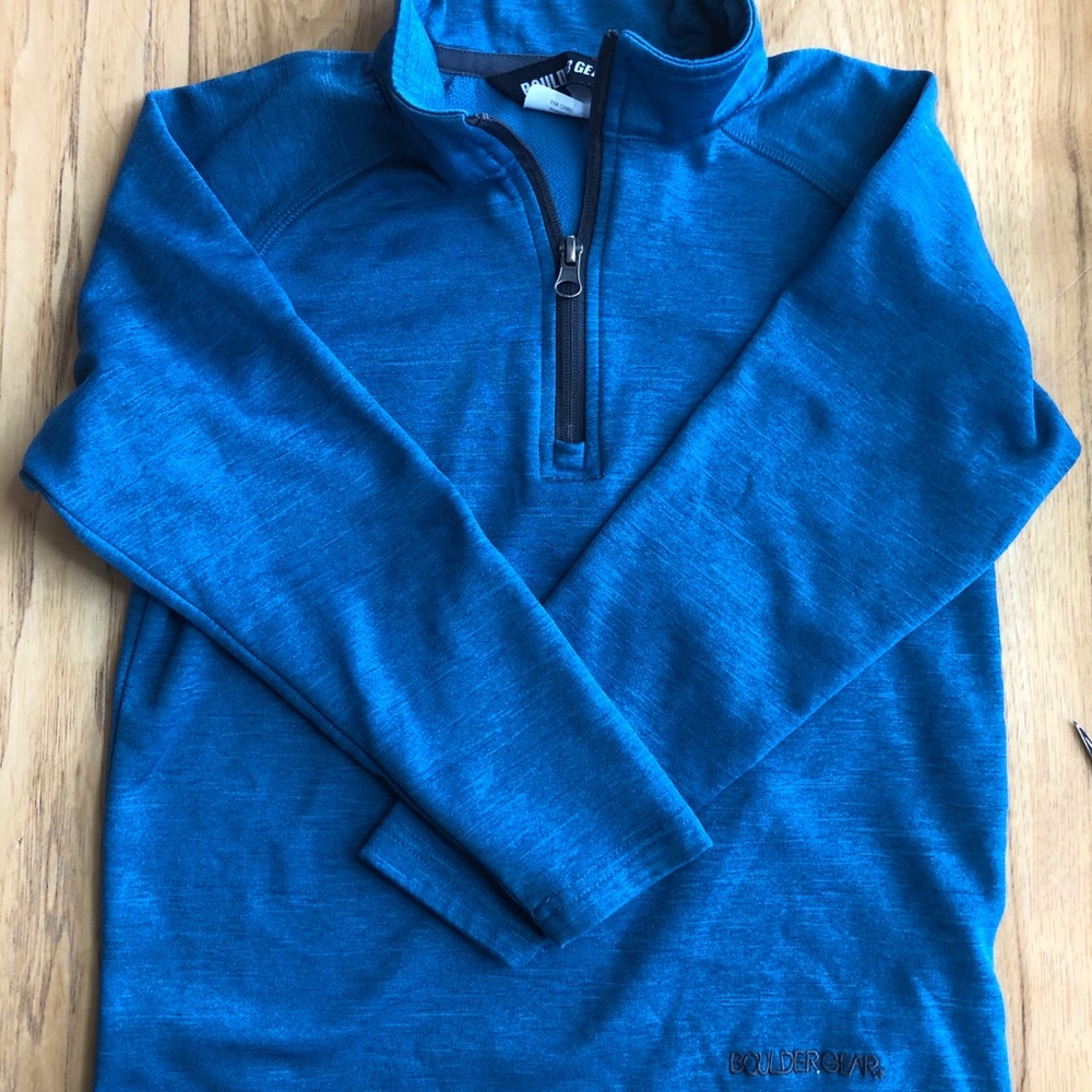 Boulder Gear, quarter zip fleece sweatshirt